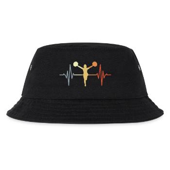 Vintage Cheerleader Pulsschlag - Kinder Bucket Hat - Schwarz - Vorne