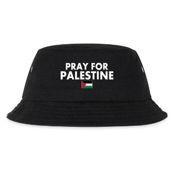 Pray for palestine - Kinder Bucket Hat - Schwarz - Vorne