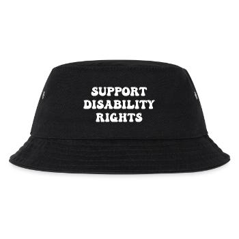 Support Disability Rights - Kids’ Bucket Hat - black - Front