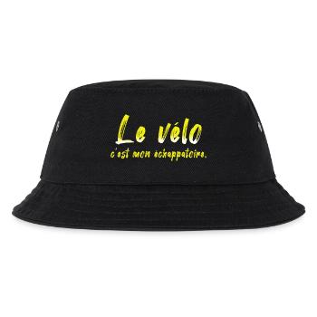 Fahrrad Fahrrad Fahrrad Fahrrad Biker MTB 3 - Kinder Bucket Hat - Schwarz - Vorne