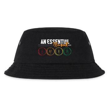 Periodensystem - Kinder Bucket Hat - Schwarz - Vorne