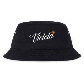 Violeta Custom Name für Frauen Kinder Kleinkinder - - Kinder Bucket Hat - Schwarz - Vorne