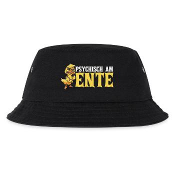 Psychisch Am Ente - Kinder Bucket Hat - Schwarz - Vorne