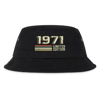 Jahrgang 1971 Geburtstag 1971 Jahrgang 1971 - Kinder Bucket Hat - Schwarz - Vorne