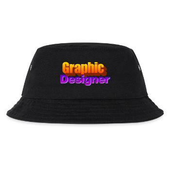 Grafiker - Kinder Bucket Hat - Schwarz - Vorne