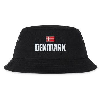 Drapeau du Danemark, fier danois - Bob Enfant - noir - Devant