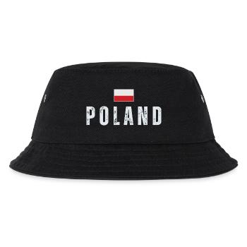 Fierté polonaise, drapeau polonais - Bob Enfant - noir - Devant