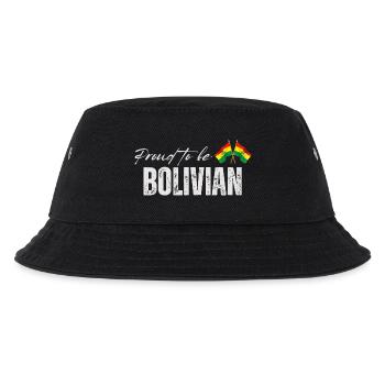 Bolivien fier, j’adore la Bolivie - Bob Enfant - noir - Devant