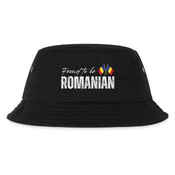 Fierté roumaine, j’adore la Roumanie - Bob Enfant - noir - Devant