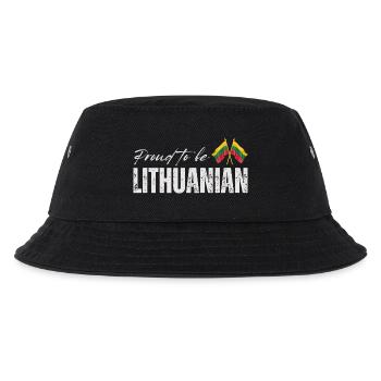 Litauischer Stolz, litauischer Patriot - Kinder Bucket Hat - Schwarz - Vorne