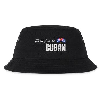 Kubanischer Stolz, ich liebe Kuba - Kinder Bucket Hat - Schwarz - Vorne