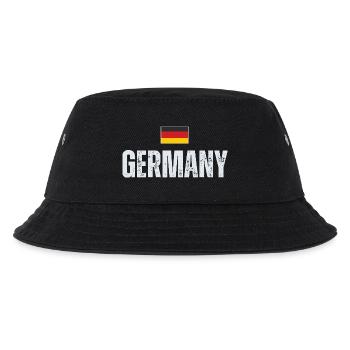 Deutsche Flagge, deutscher Patriot - Kinder Bucket Hat - Schwarz - Vorne