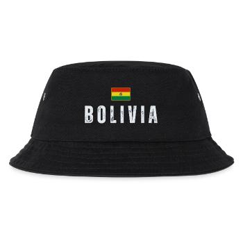 Drapeau bolivien, fabriqué en Bolivie - Bob Enfant - noir - Devant