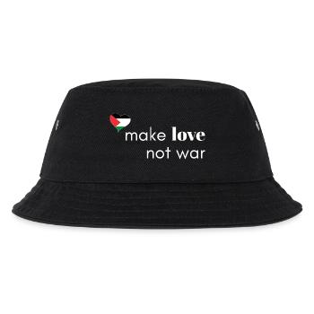 Faites l’amour, pas la guerre - Palestine - Bob Enfant - noir - Devant