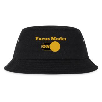 Fokusmodus beim Umschalten - Kinder Bucket Hat - Schwarz - Vorne