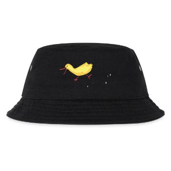 Peking Ente  - Kinder Bucket Hat - Schwarz - Vorne