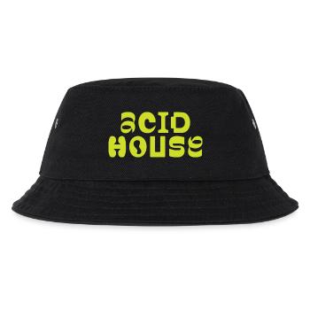 Acid House music logo design - Kids’ Bucket Hat - black - Front