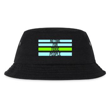 No Time Toxic People Boundaries Self Care Saying - Kids’ Bucket Hat - black - Front