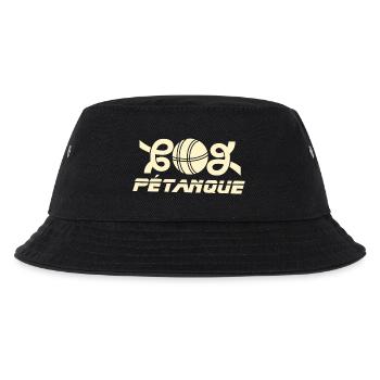 Emblème de la boule de petanque Go - Bob Enfant - noir - Devant