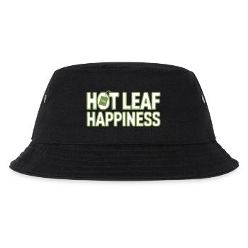 Hot Leaf Happiness Lustiger Tee Spruch Für - Kinder Bucket Hat - Schwarz - Vorne