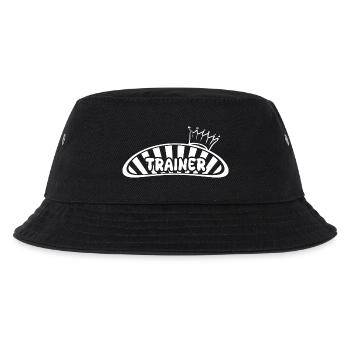 Trainer - Kinder Bucket Hat - Schwarz - Vorne