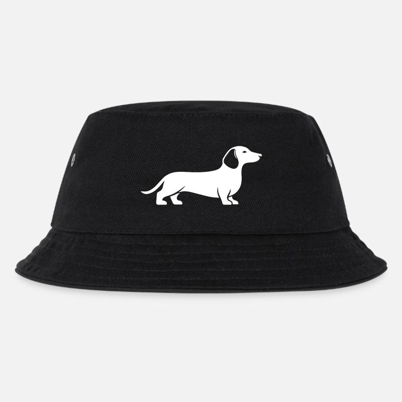 Silhouette teckel – design minimaliste de chien - Bob Enfant - noir
