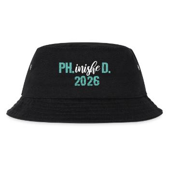 Doctor 2026 Degree Philistine Dissertation PhD - Kids’ Bucket Hat - black - Front