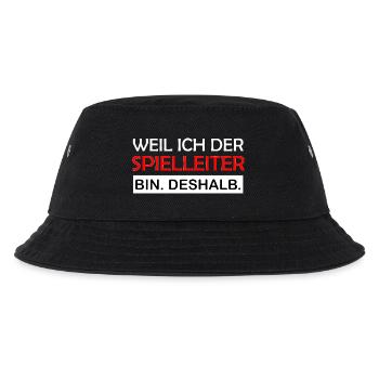 Weil ich der Spielleiter bin Deshalb RPG - Kinder Bucket Hat - Schwarz - Vorne