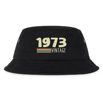 1973-Jubiläum-1973-retro-1973 - Kinder Bucket Hat - Schwarz - Vorne