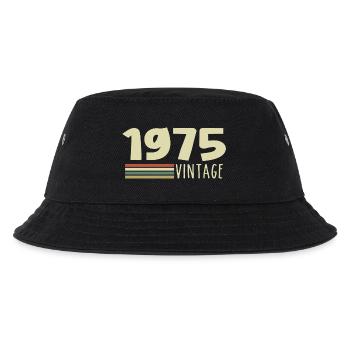 1975-Anniversary-1975-retro-1975 - Kids’ Bucket Hat - black - Front