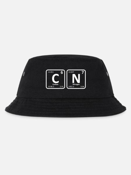 67 - Siebenundsechzig Meme Sechs Sieben, Chemie Kohlenstoff - Kinder Bucket Hat - Schwarz