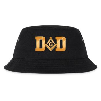 Illuminati Freimaurer - Kinder Bucket Hat - Schwarz - Vorne