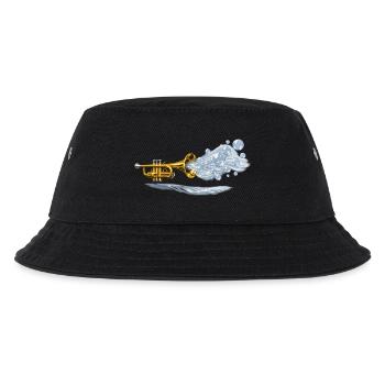 Aqua Brass Burst - Kinder Bucket Hat - Schwarz - Vorne