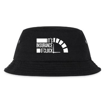 Insurance Agent Costume Medicare Insurance - Kids’ Bucket Hat - black - Front