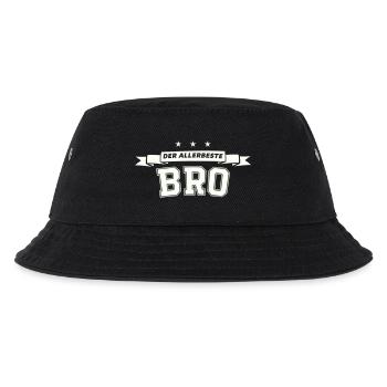 Der Allerbeste Bro - Kinder Bucket Hat - Schwarz - Vorne