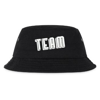 Team Spirit Bold Tinted Vintage Font - Kids’ Bucket Hat - black - Front