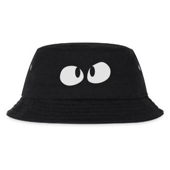 Augen - Kinder Bucket Hat - Schwarz - Vorne