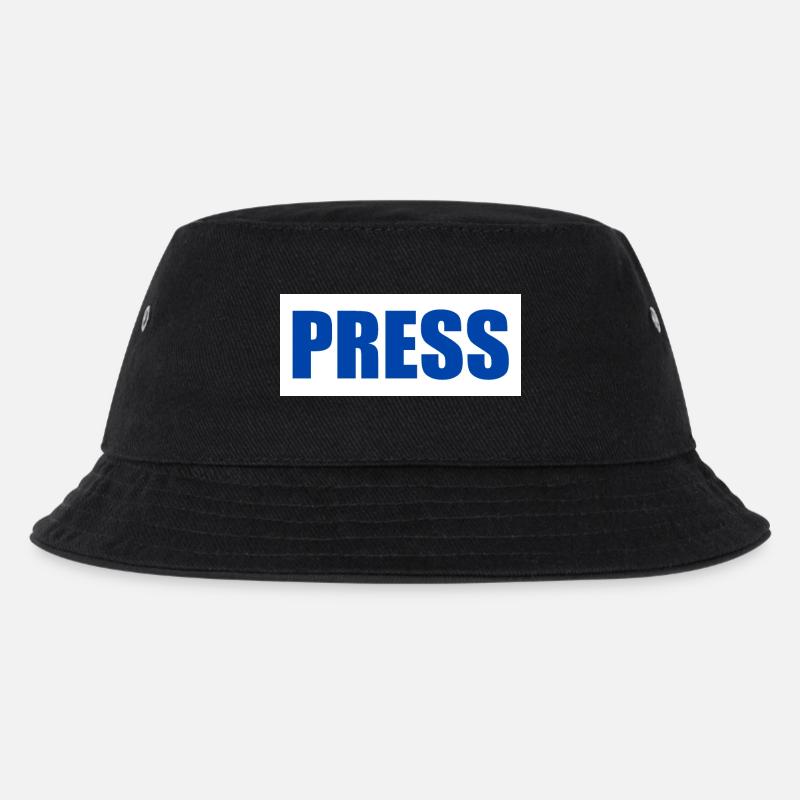 Press - Kids’ Bucket Hat - black