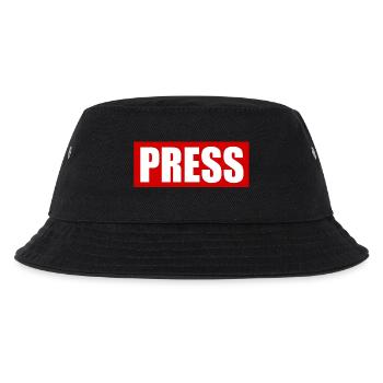 Press - Kids’ Bucket Hat - black - Front