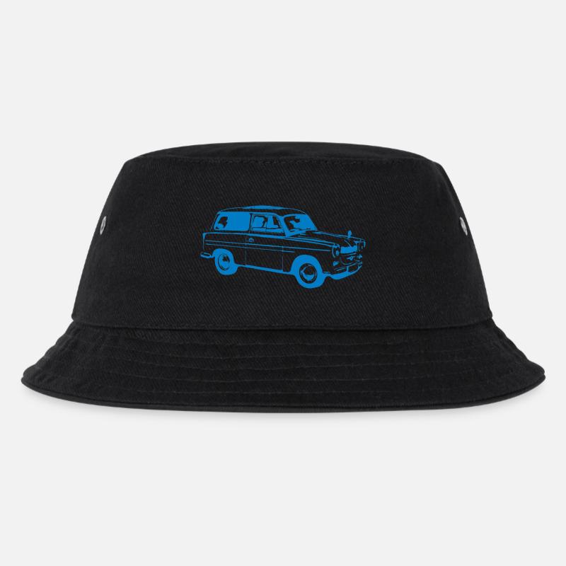  600 500 Kombi Tra - Kinder Bucket Hat - Schwarz