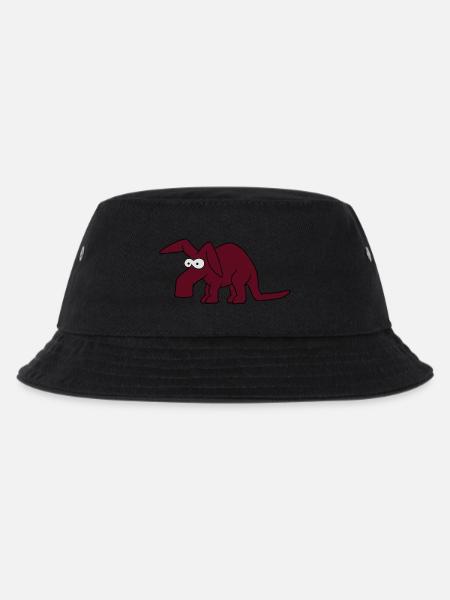Erdferkel - Kinder Bucket Hat - Schwarz