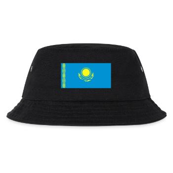 kazakstan flag - Kinder Bucket Hat - Schwarz - Vorne