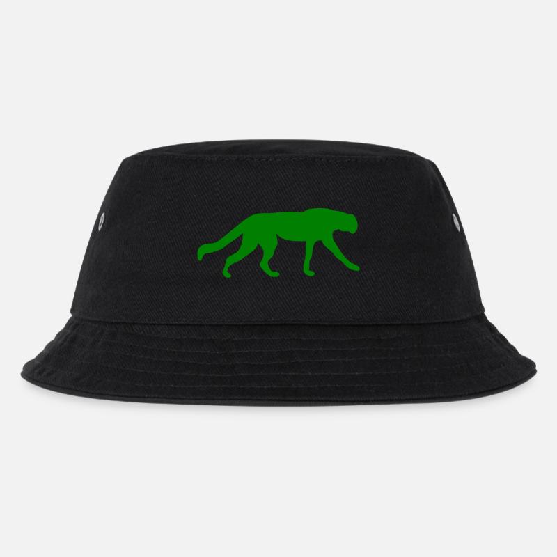 Green Tiger - Kids’ Bucket Hat - black