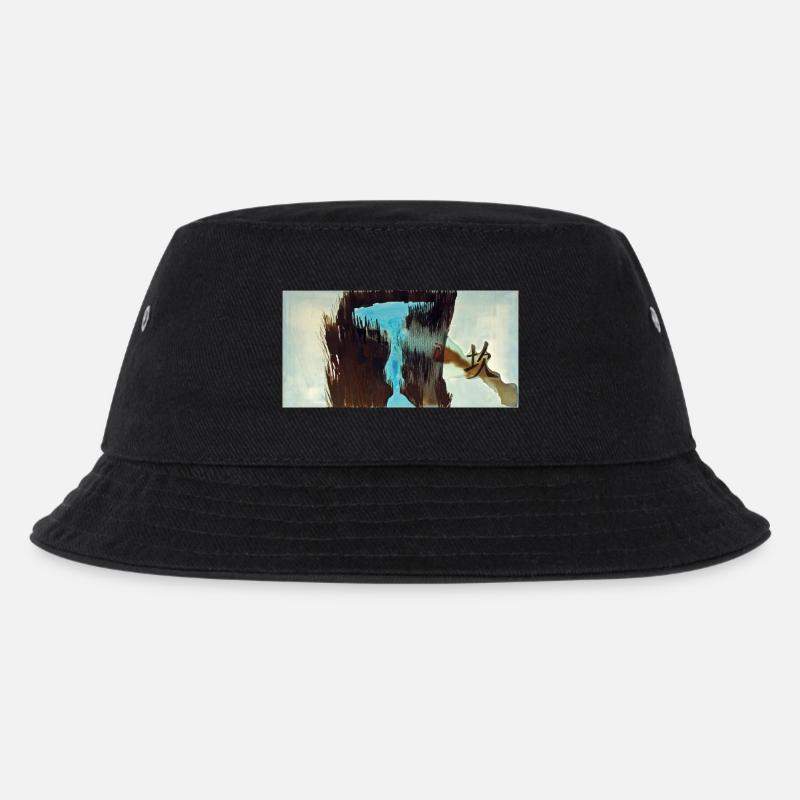 I Ging (Kun - Die Bedrängnis) - Kinder Bucket Hat - Schwarz