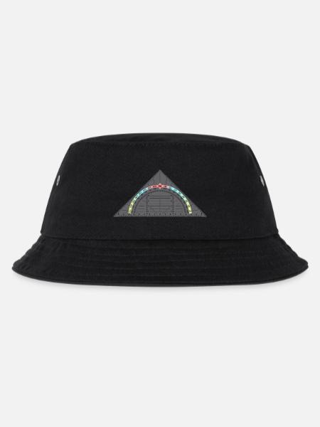 Geodreieck - Kinder Bucket Hat - Schwarz