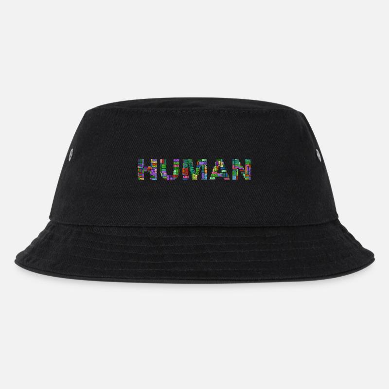 Human Human Race - Kids’ Bucket Hat - black