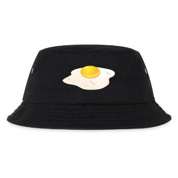 Spiegelei Frühstück - Kinder Bucket Hat - Schwarz - Vorne