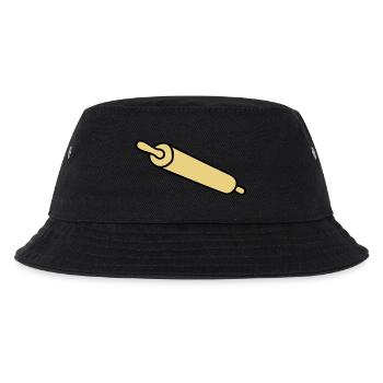 rolling_pin - Kids’ Bucket Hat - black - Front