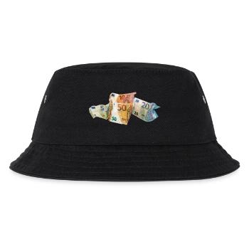 Euro-Geldscheine - Kinder Bucket Hat - Schwarz - Vorne