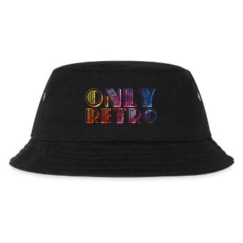 Only retro - Kinder Bucket Hat - Schwarz - Vorne